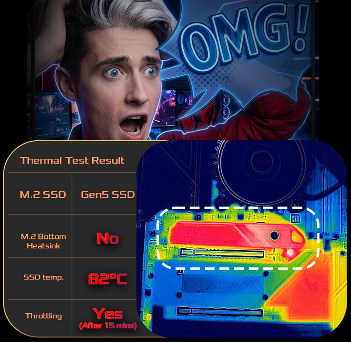 Without M.2 Bottom Heatsink